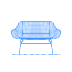 Furniture Benches Sculptura Bench Sketch Drawing Svg, Free Vectors File